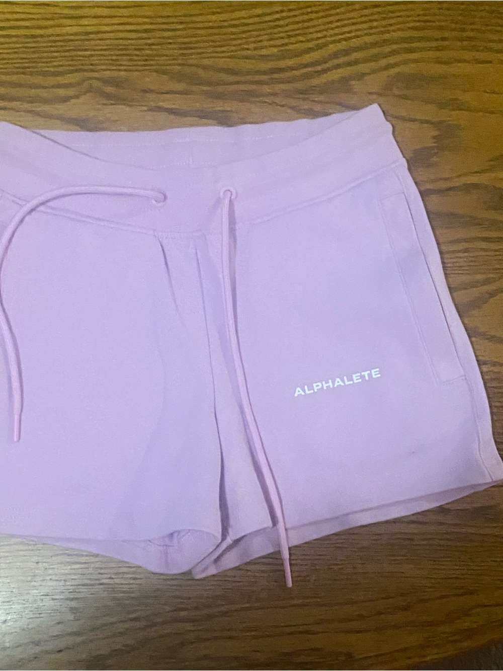 Alphalete Lilac Drawstring Athletic Shorts